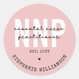 NNP新生児カスタムナース開業医 ラウンドシール
