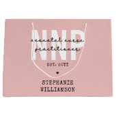 NNP新生児カスタムナース開業医 ラージペーパーバッグ (正面)