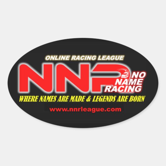 NNR楕円形リーグロゴ 楕円形シール (正面)