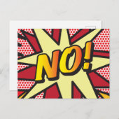 NOおもしろいレトロ漫画ブックアーポップ・アートのト 案内ポストカード (正面/裏面)