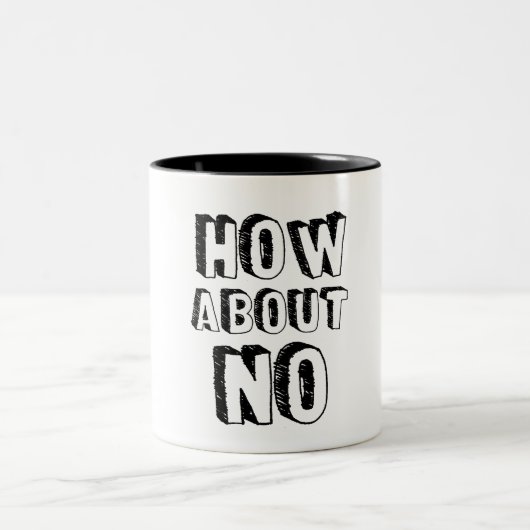 Noについて ツートーンマグカップ (中央)