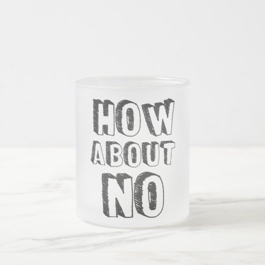 Noについて フロストグラスマグカップ (中央)