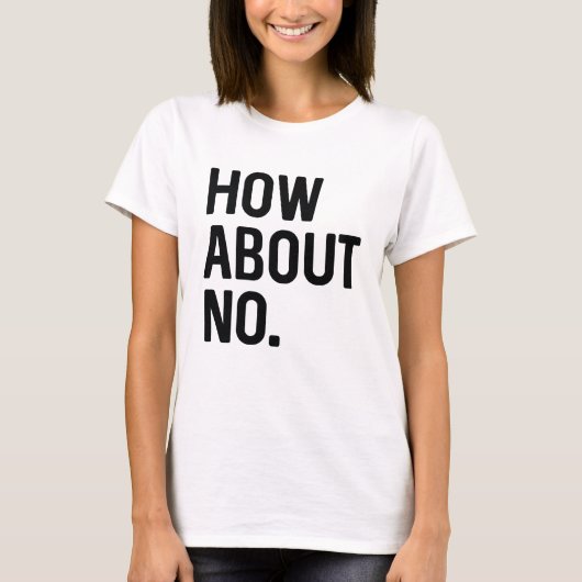 Noについて Tシャツ (正面)