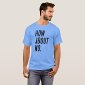 Noについて Tシャツ (正面フル)