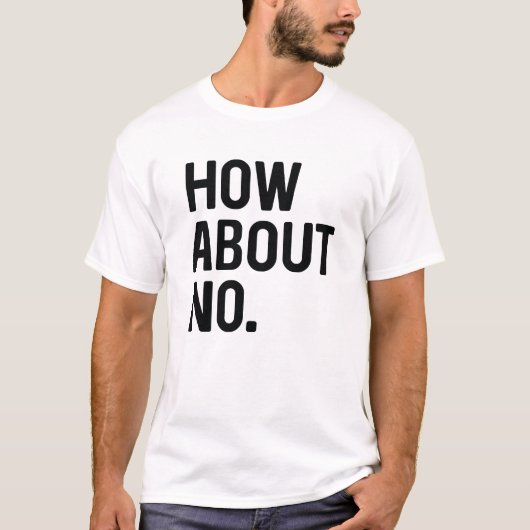 Noについて Tシャツ (正面)