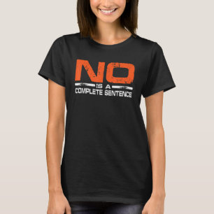Noは完全な文である Tシャツ