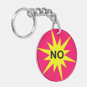 NOキーチェーン キーホルダー (正面左)