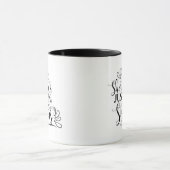 Noショートカット単なる強力なステップマグ マグカップ (中央)