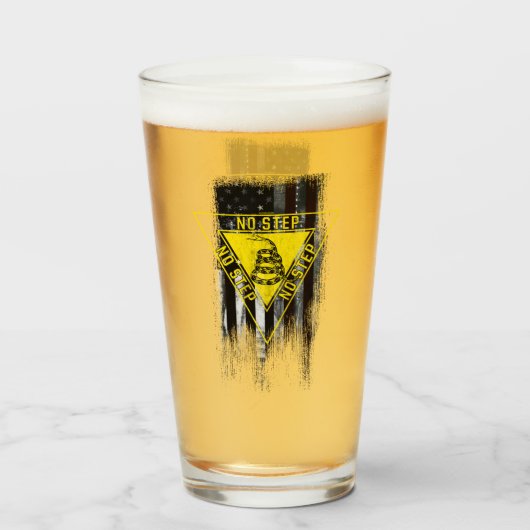 NOステップガズデンスネーク軍隊航空スタイル タンブラーグラス (ドリンク正面)