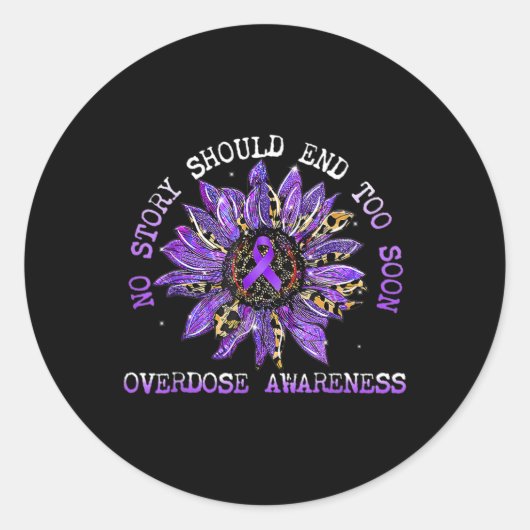 Noストーリーはあまりにも早く終わるべき過剰摂取認識度Su ラウンドシール (正面)