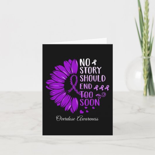 Noストーリーはあまりにも早く終わるパープルRibbo カード (正面)