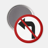 NOターン離れマグネット マグネット (正面/裏面)