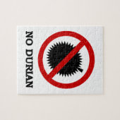 NOデュリアン熱帯果実サイン ジグソーパズル (横)