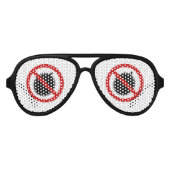 NOデュリアン熱帯果実⚠タイのサイン⚠ アビエーターサングラス (正面)