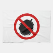 NOデュリアン熱帯果実⚠タイのサイン⚠ キッチンタオル (横)