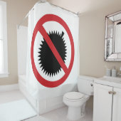 NOデュリアン熱帯果実⚠タイのサイン⚠ シャワーカーテン (インサイチュ)