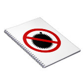 NOデュリアン熱帯果実⚠タイのサイン⚠ ノートブック (右側)