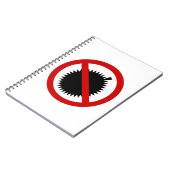 NOデュリアン熱帯果実⚠タイのサイン⚠ ノートブック (左側)