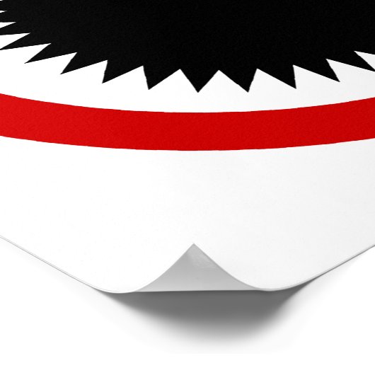 NOデュリアン熱帯果実⚠タイのサイン⚠ ポスター (角)