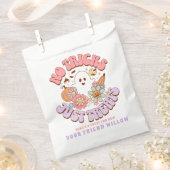 NoトリックだけでハロウィーンレトロGroovy幽霊 フェイバーバッグ (クリップ留めされた状態)