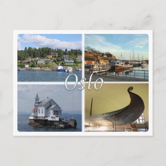 NOノルウェー – オスロ – ポストカード (正面)