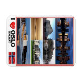 NOノルウェー – オスロ –  マグネット (横)