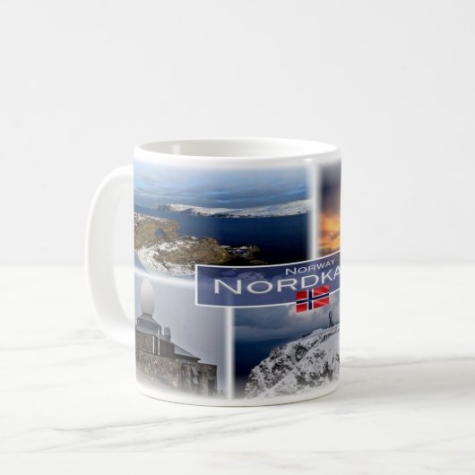 NOノルウェー – Nordkapp – ノースケープ –  コーヒーマグカップ (正面左)