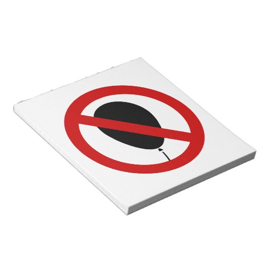 NOバルーン⚠タイのサイン⚠ ノートパッド (アングル)