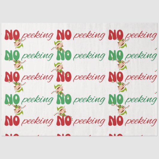 NOピーク小妖精や小人いけなクリスマス 薄葉紙 (正面)