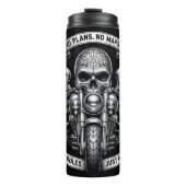 NoプランNoマップNoルールJust Rideエンブレム タンブラー (正面)