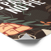 NoペストリーNoパイ引用文 ポスター (角)