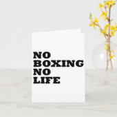 NoボクシングNoライフシャツ カード (黄色い花)