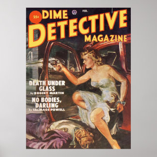 No体Darling Dime Detective Magazine ポスター