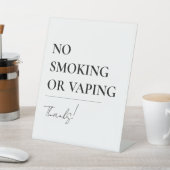 No喫煙またはVaping Office, Airbnb，レストラン 台座サイン (インサイチュ)