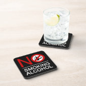 NO喫煙アルコール⚠タイのサイン⚠ コースター (右側)