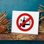 NO喫煙アルコール⚠タイのサイン⚠ フォトプラーク (側面)