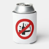 NO喫煙アルコール⚠タイのサイン⚠ 缶クーラー (缶裏面)