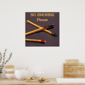 NO喫煙ポスター：アート：現実主義 ポスター (キッチン)