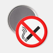 NO喫煙標識 – UK標識 マグネット (正面/裏面)