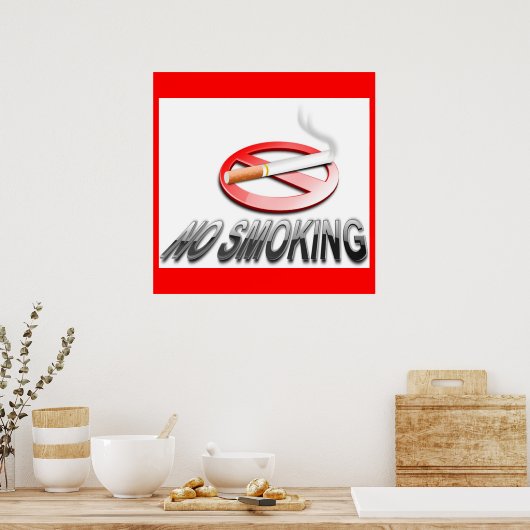 NO喫煙 ポスター (キッチン)