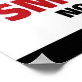 No喫煙 – 使用中の酸素 – No Fumar ポスター (角)