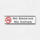 No喫煙No蒸発ドアシンボルや象徴標識 サインプレート (正面)