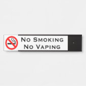 No喫煙No蒸発ドアシンボルや象徴標識 サインプレート (正面)