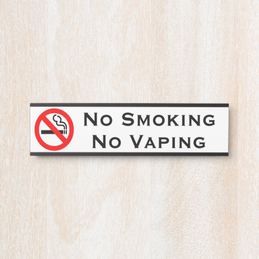 No喫煙No蒸発ドアシンボルや象徴標識 サインプレート (正面)