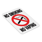 No喫煙No蒸発警告標識 マグネット (右側)
