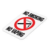 No喫煙No蒸発警告標識 マグネット (左側)