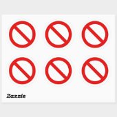 No国際的記号 ラウンドシール (シート)