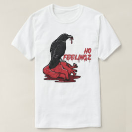 No感覚バード赤いハート Tシャツ