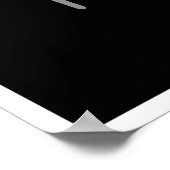 NO感謝していタイポグラフィアートポスター ポスター (角)