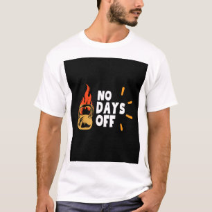 No日オフ – やる気を起こさせるフィットネストレーニングケトレブ tシャツ